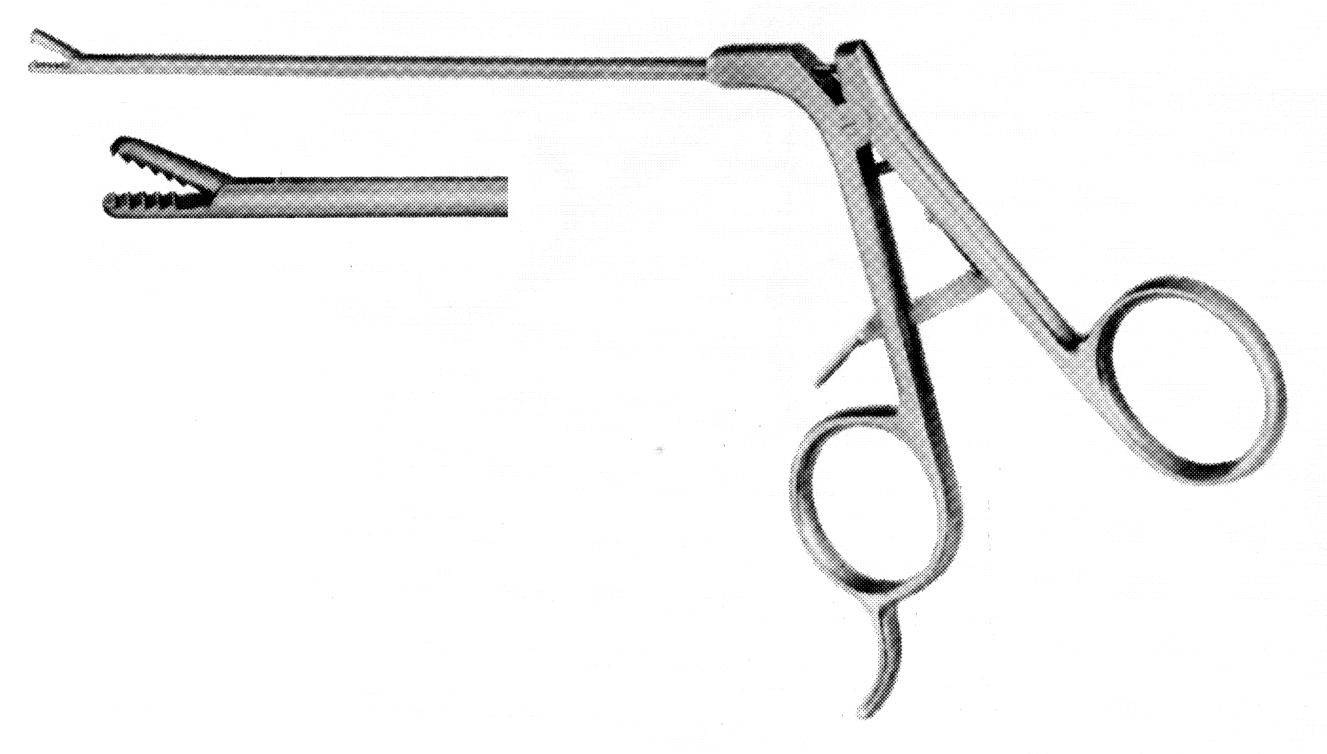 GRASPİNG FORSEPS WİTH RATCHET ÇAP 3.5MM